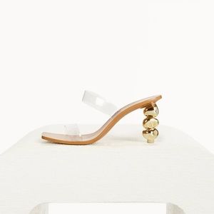 Cult Gaia Meta Heels, size 40